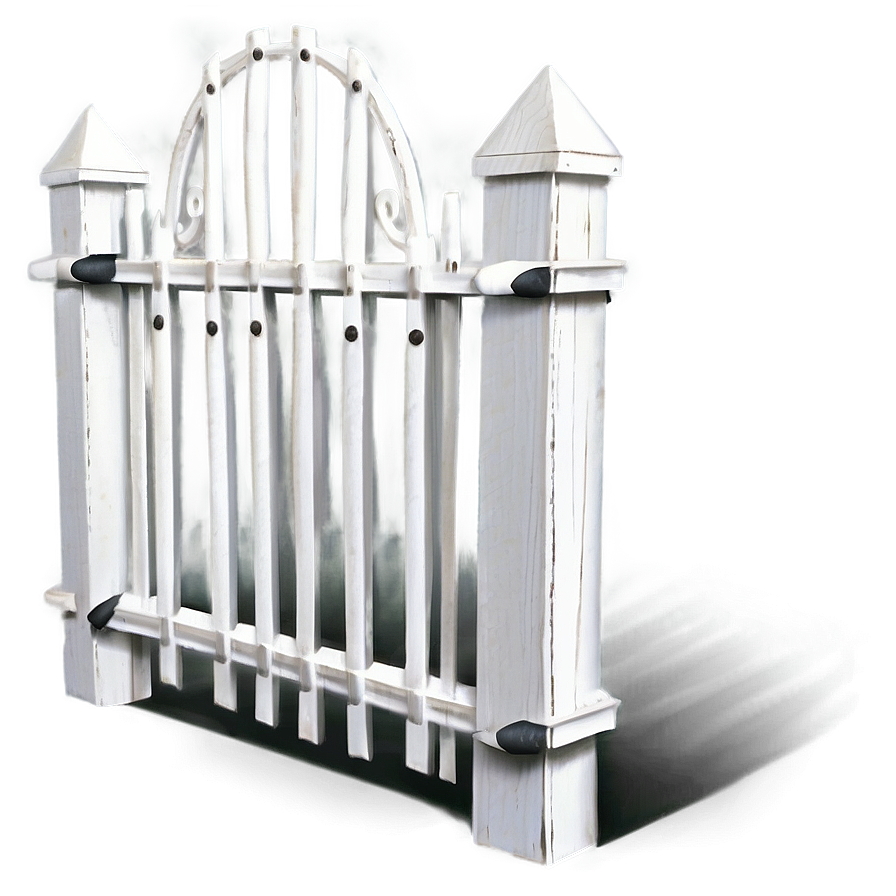 White Fence B PNG Image