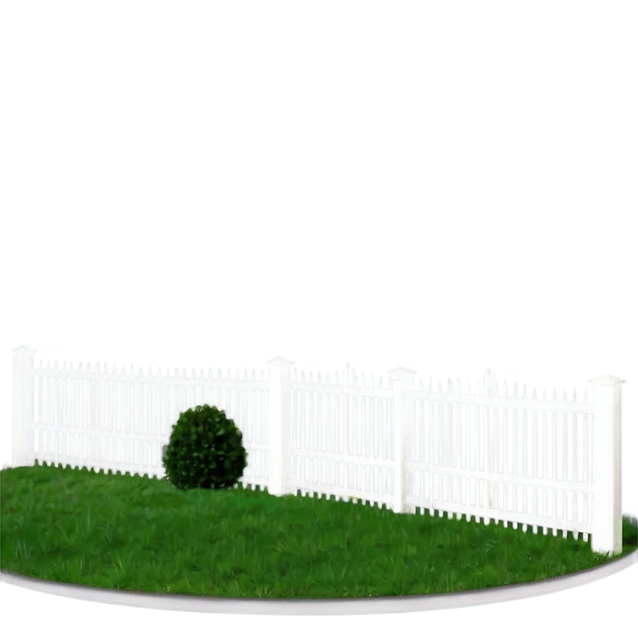 White Fence For Front Yard Png Wdu4 PNG Image