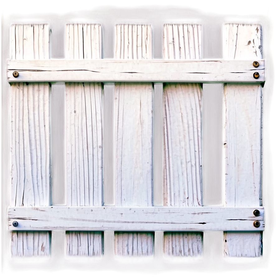 White Fence With Lattice Png Yey18 PNG Image