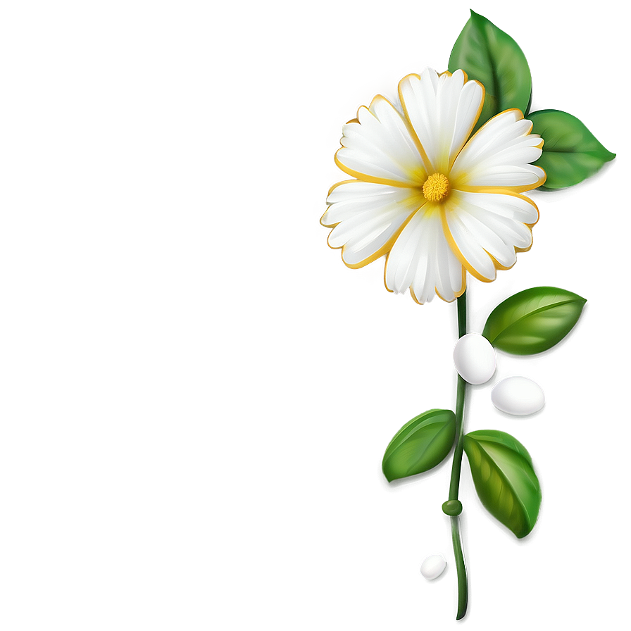 White Flower Detail Png Hcg36 PNG Image