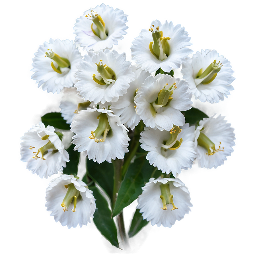 White Flowers In Soft Focus Png Pxn PNG Image