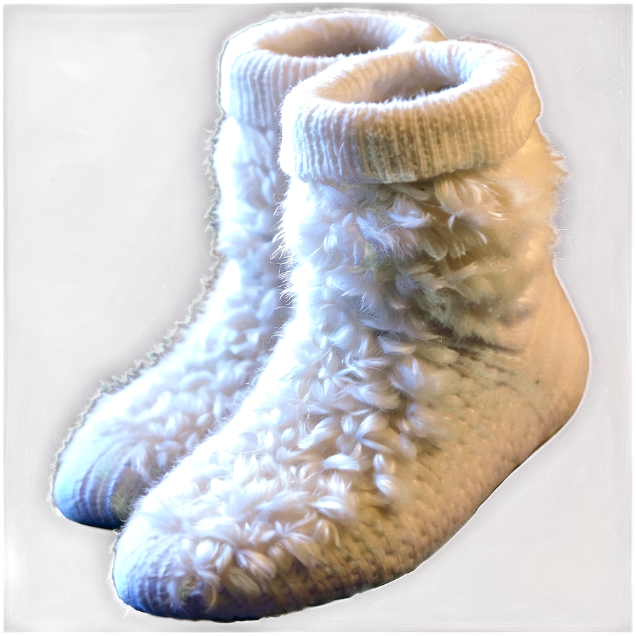 White Fluffy Socks Png 77 PNG Image