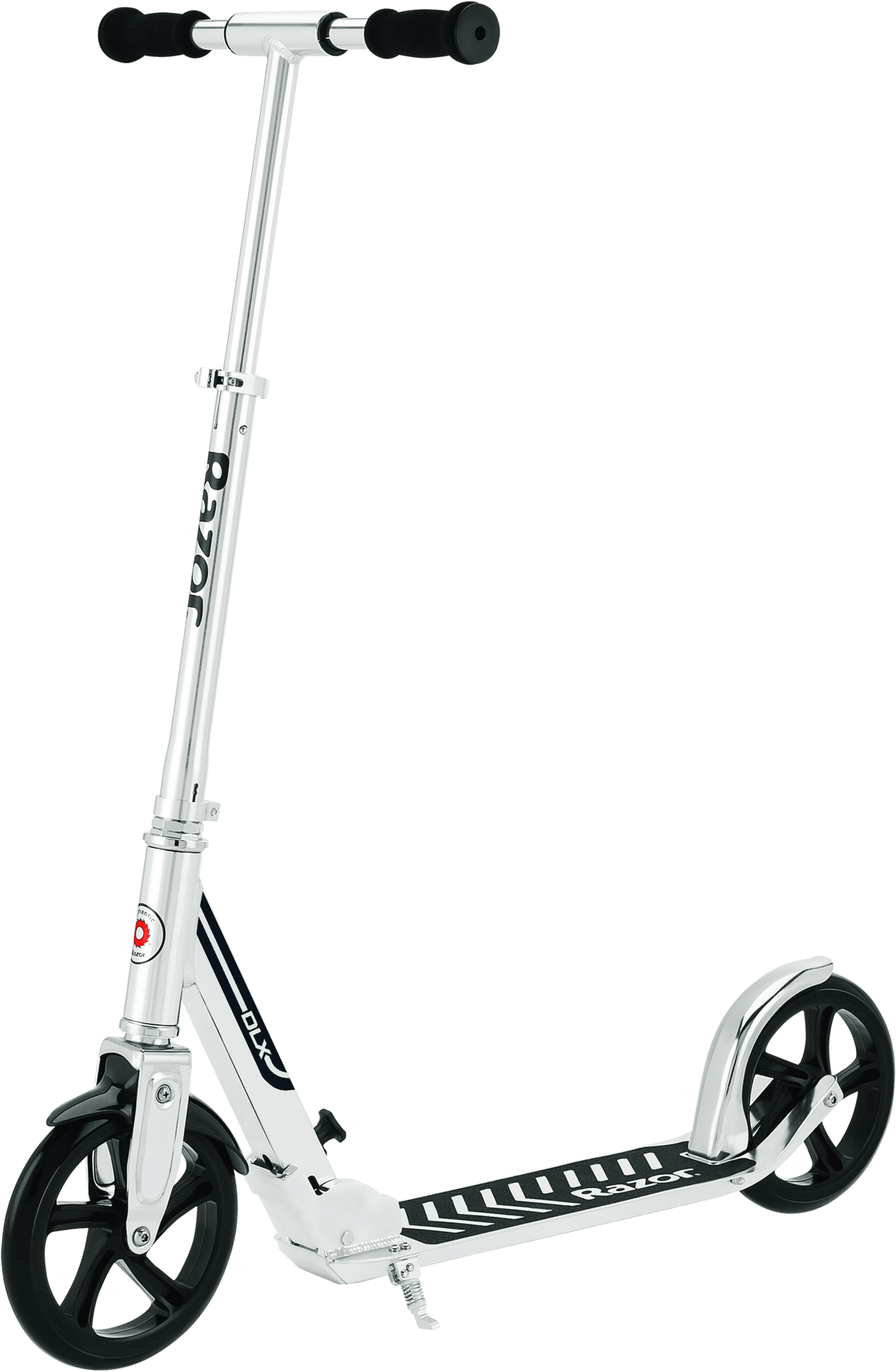 White Folding Kick Scooter PNG Image