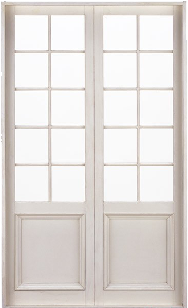 White French Doors Closed PNG Image