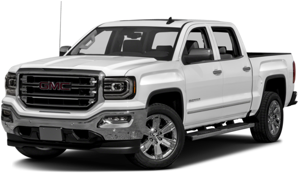 White G M C Sierra Pickup Truck PNG Image