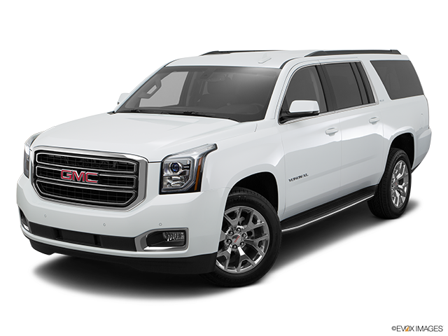 White G M C Yukon X L S U V PNG Image