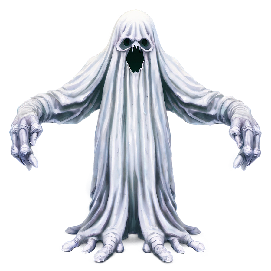 White Ghostly Monster Specter Png Gxu73 PNG Image