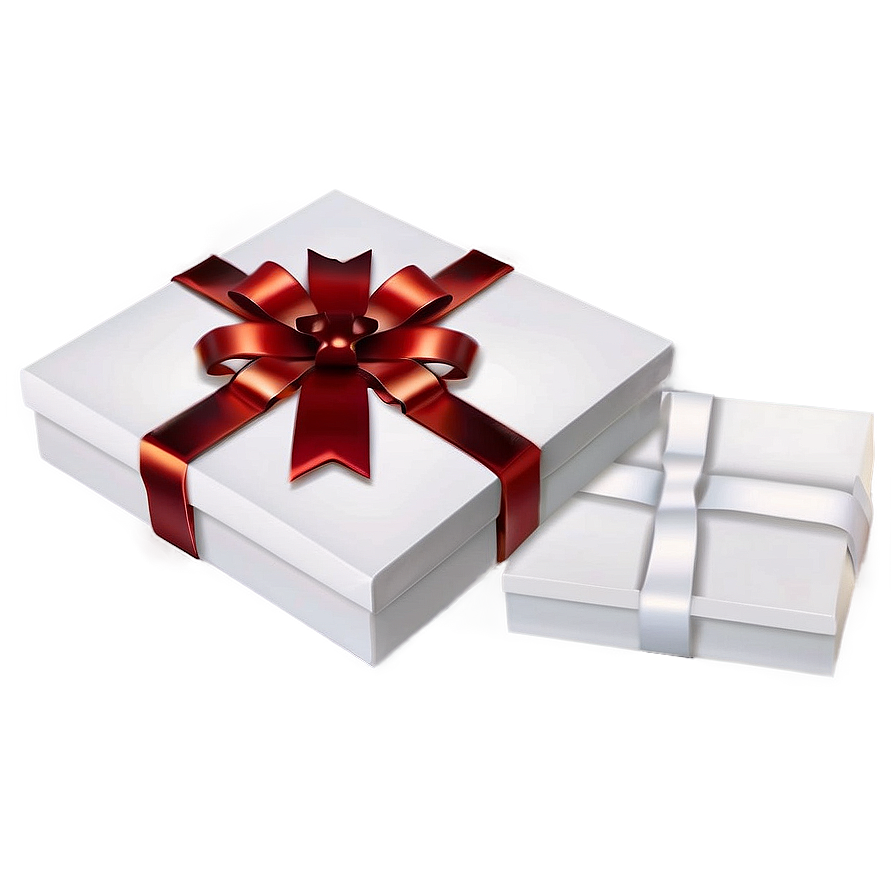 White Gift Box Png Xbf PNG Image