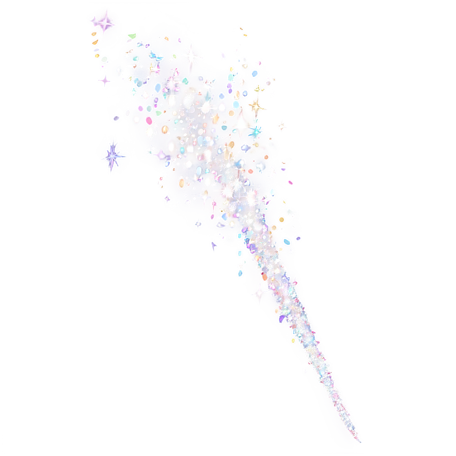 White Glitter B PNG Image