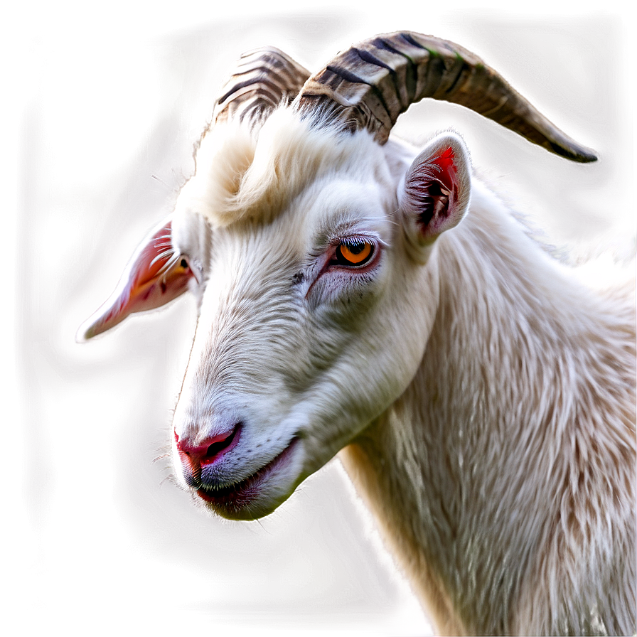 White Goat Png 05232024 PNG Image