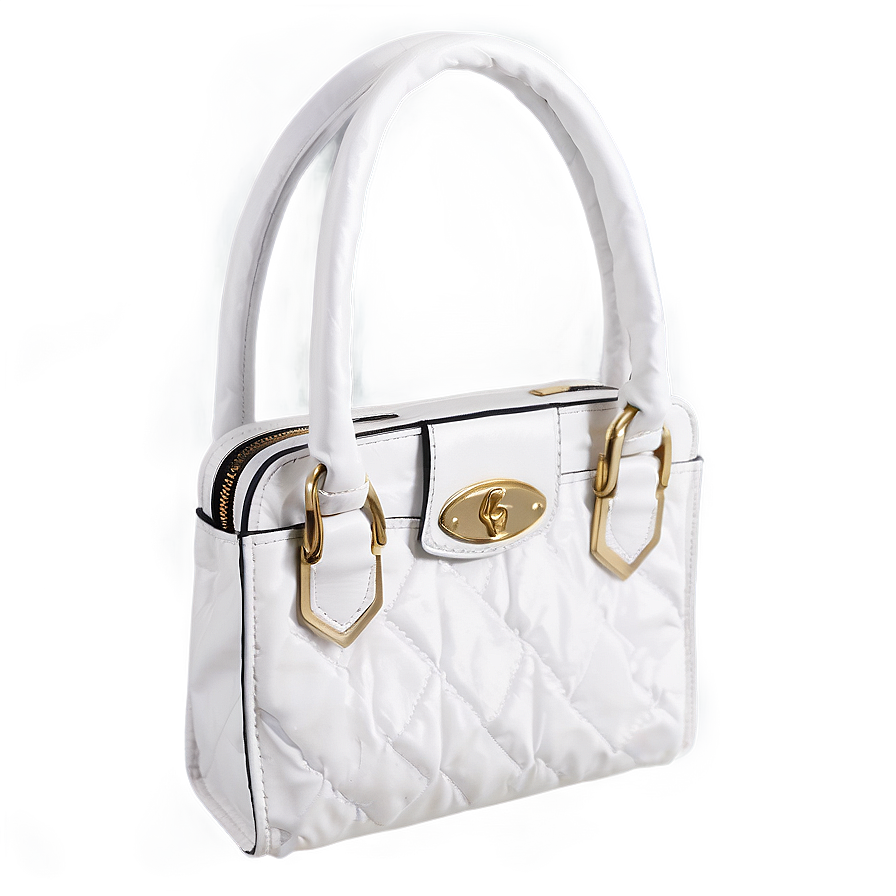 White Handbag Png Dvj PNG Image