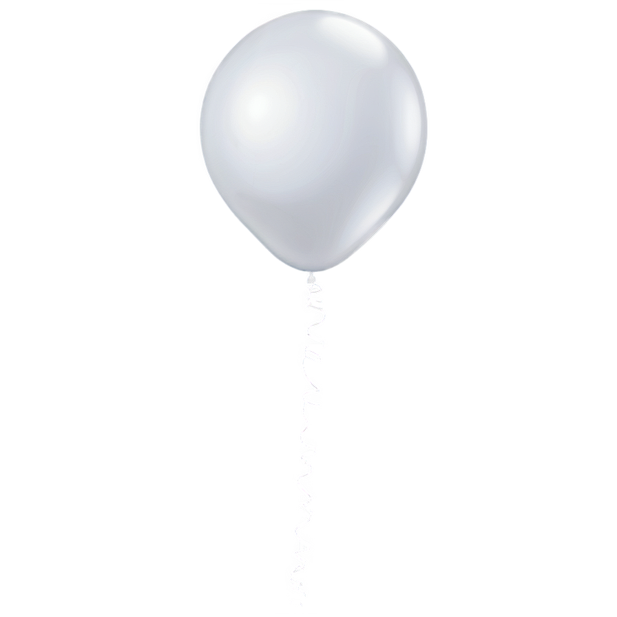 White Helium Balloons Png 47 PNG Image