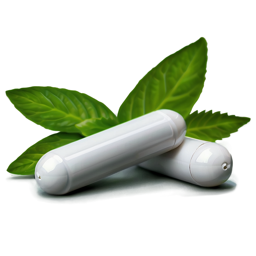 White Herbal Capsule Png Hhk PNG Image