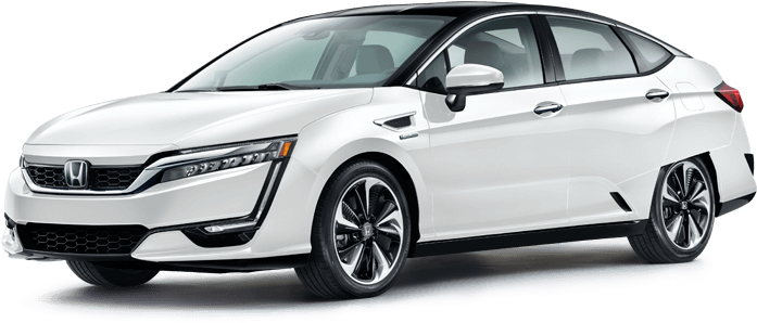 White Honda Sedan Angled View PNG Image