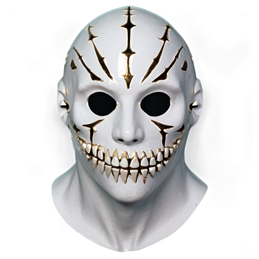 White Horror Mask Png Ffn PNG Image