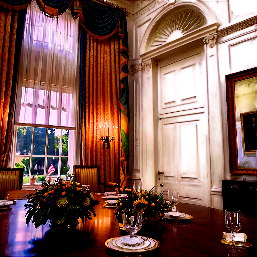 White House State Dining Room Png 06252024 PNG Image