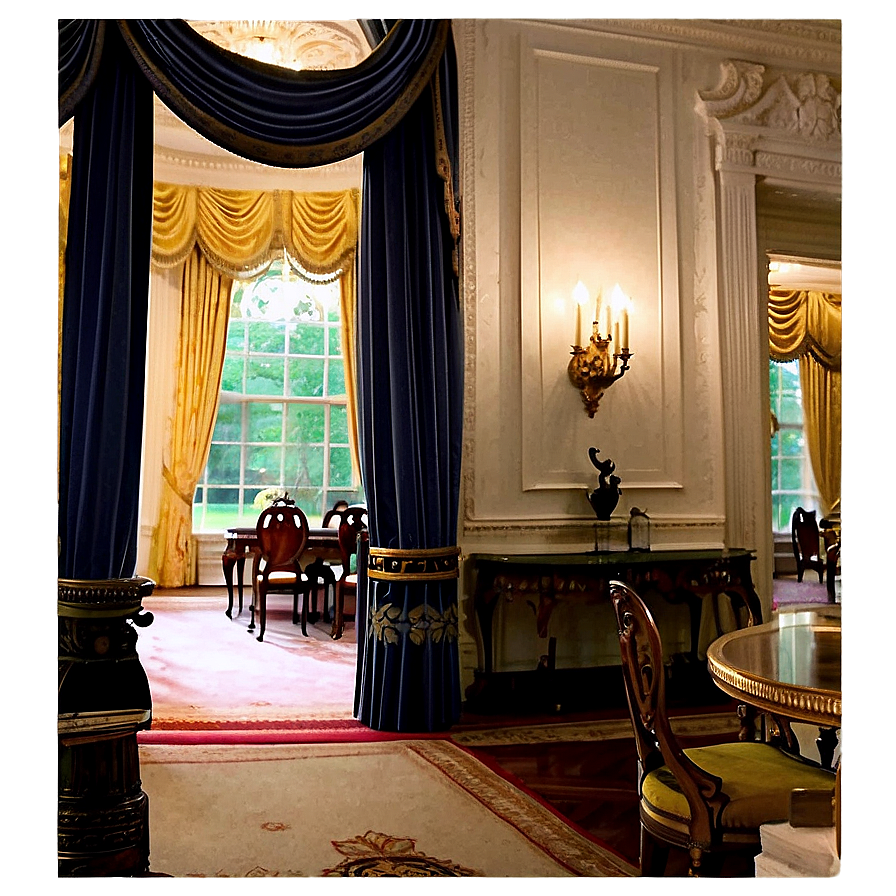 White House State Dining Room Png Oqg PNG Image