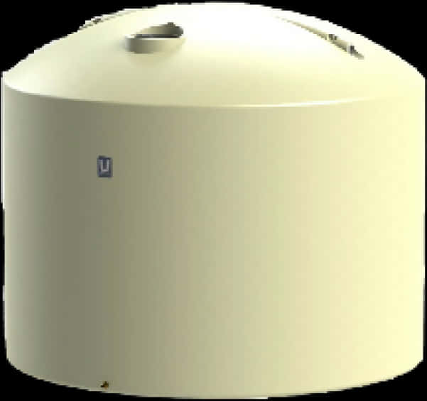 White Industrial Water Tank PNG Image