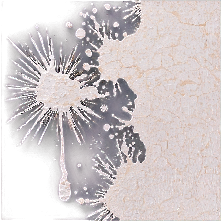 White Ink Splatter On Canvas Png 89 PNG Image