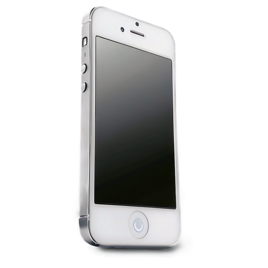 White Iphone With Blank Screen Png Yeg98 PNG Image