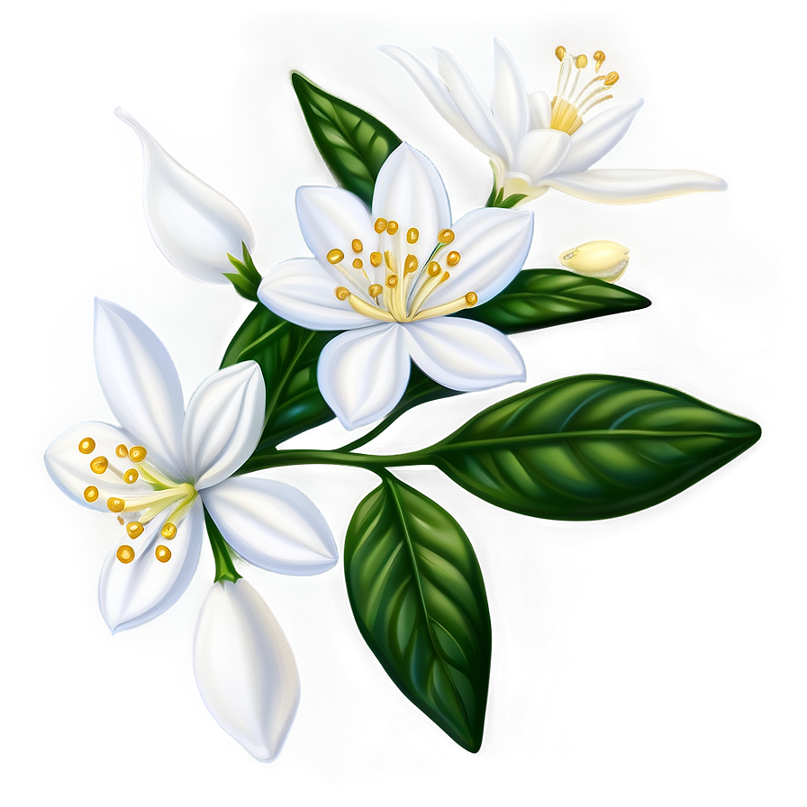 White Jasmine Flower Png 30 PNG Image