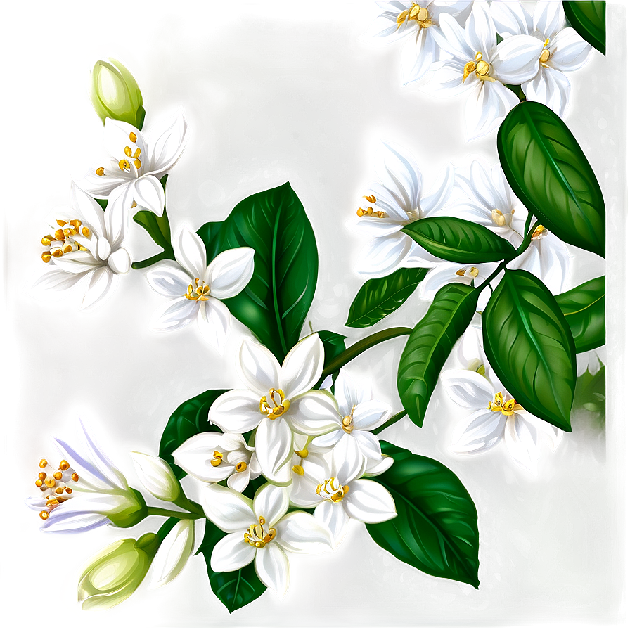 White Jasmine Flowers Png 44 PNG Image