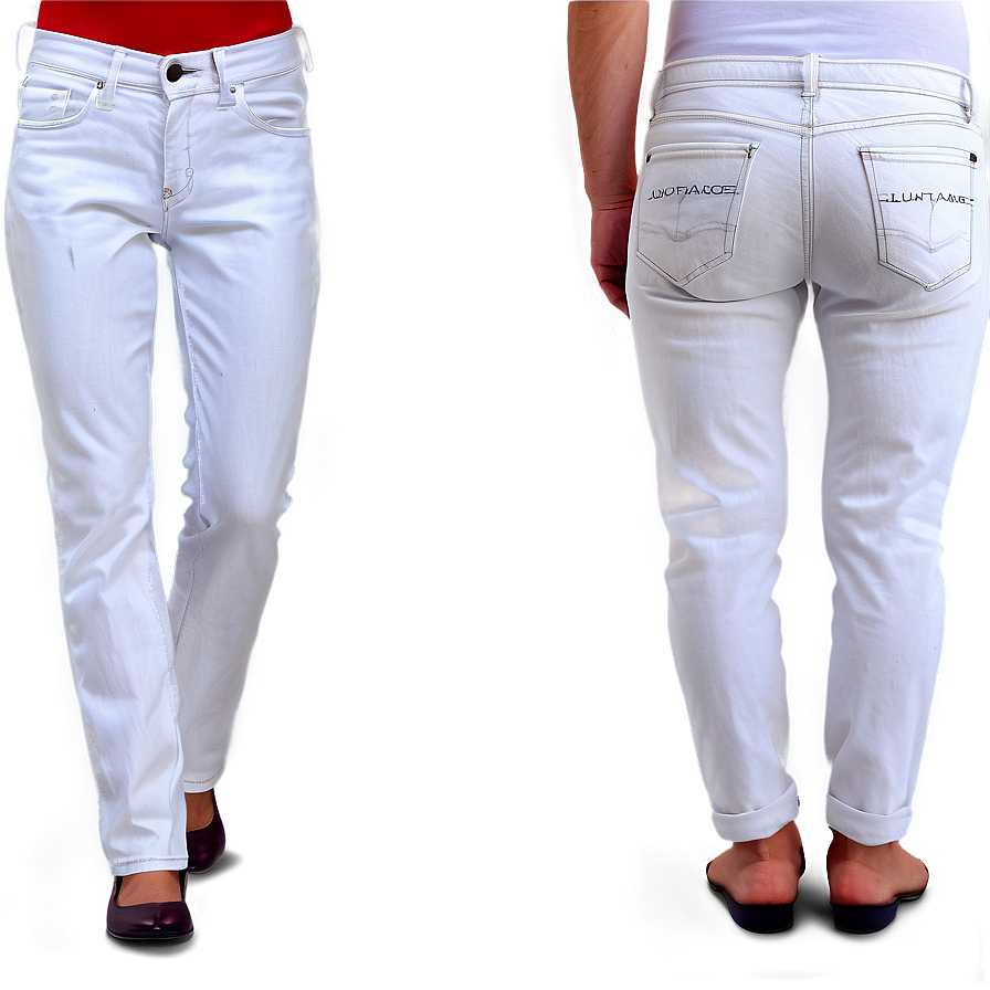 White Jean Fabric Png 06252024 PNG Image