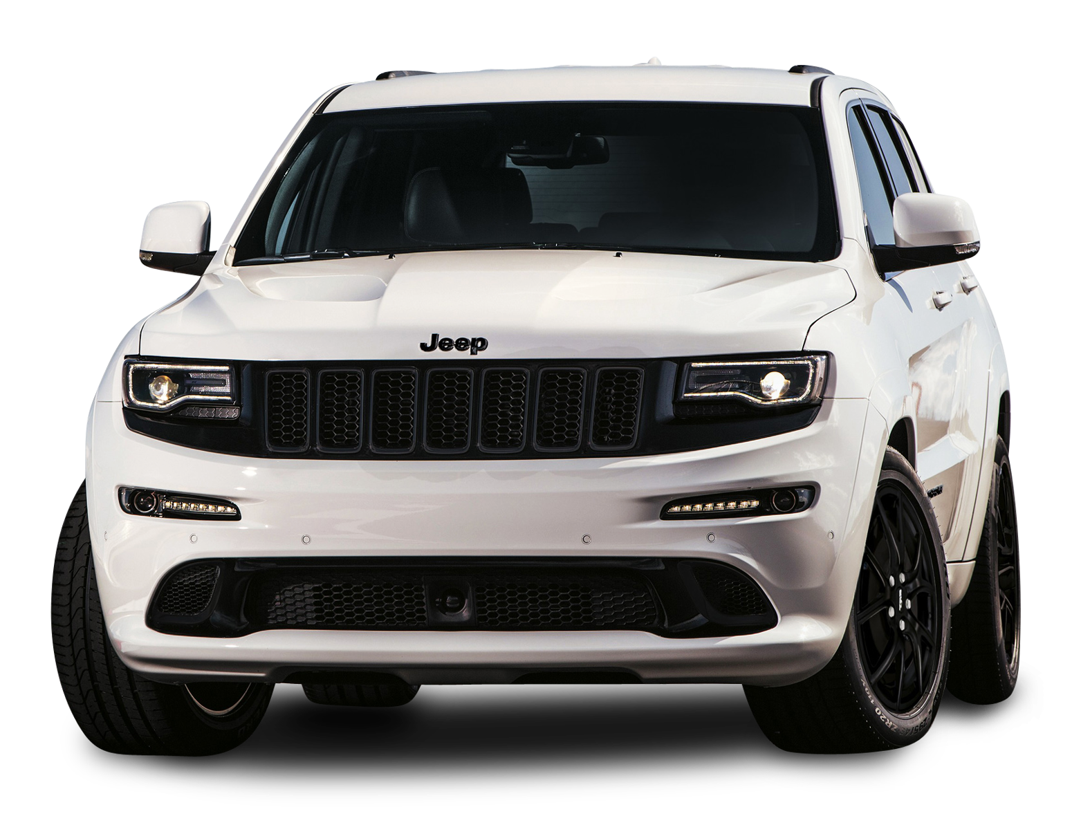 White Jeep Grand Cherokee S U V PNG Image