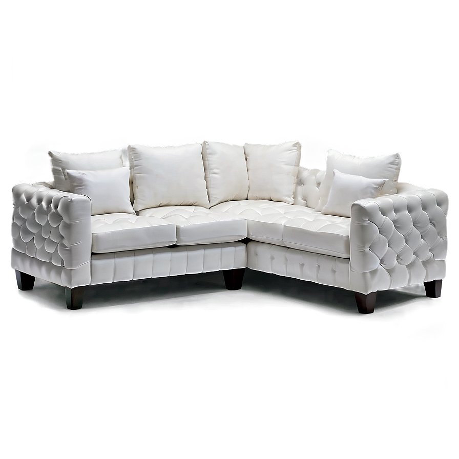 White L-shaped Couch Png Ihl PNG Image