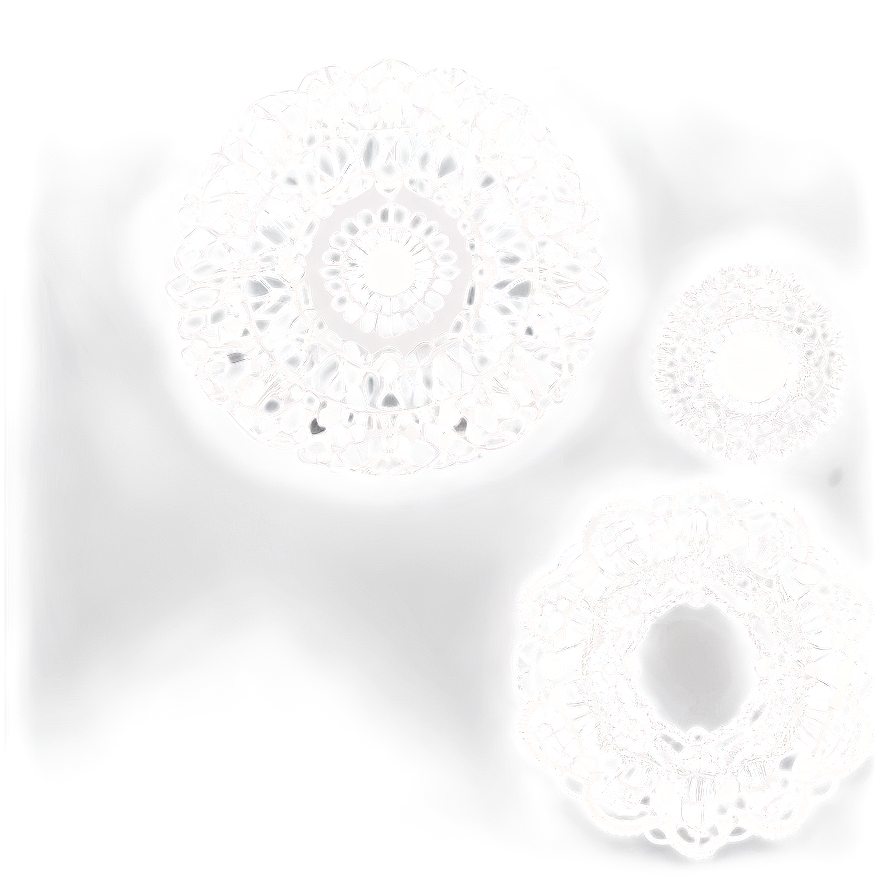 White Lace Doily Png 85 PNG Image