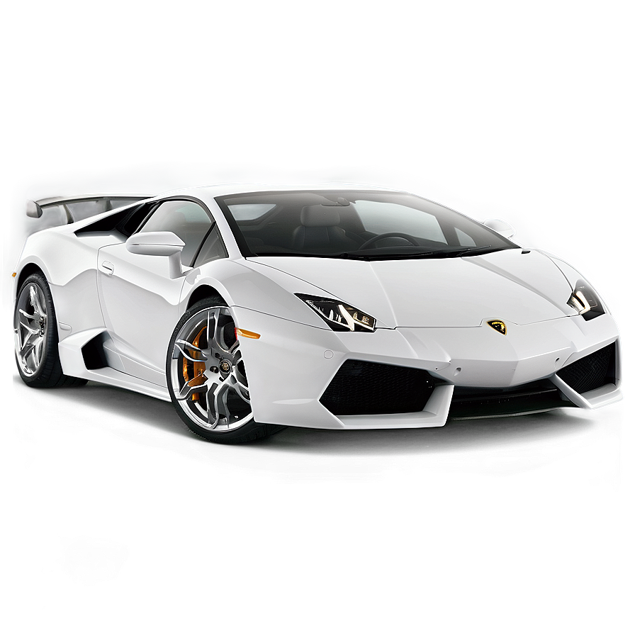 White Lamborghini Png Ssm19 PNG Image