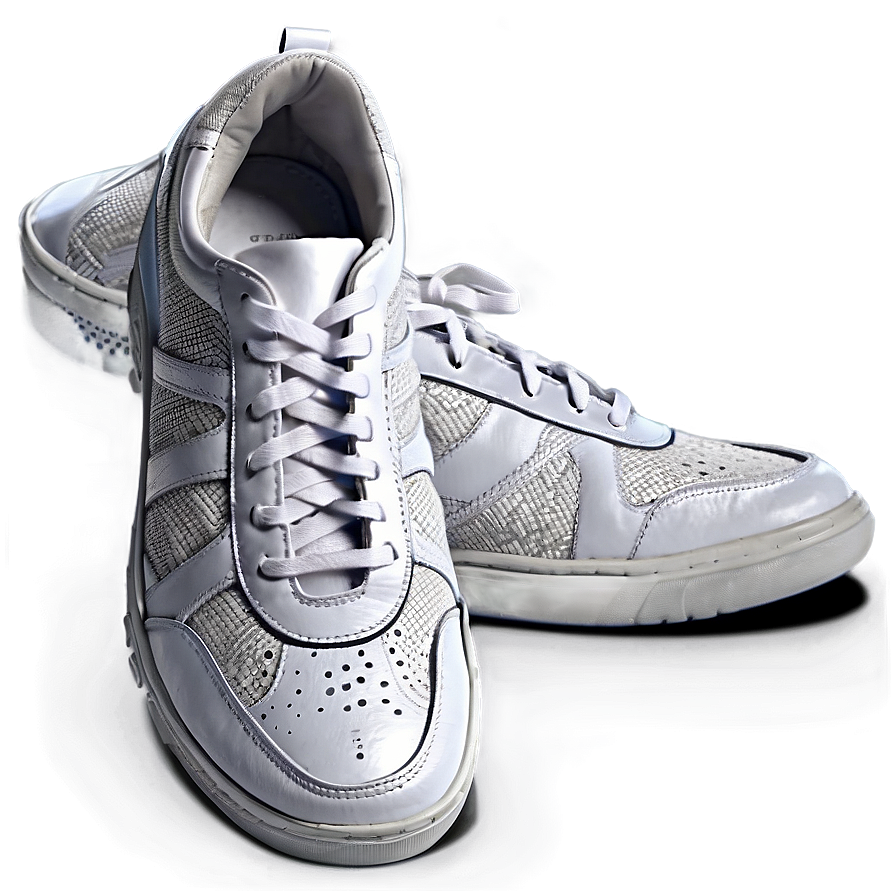 White Leather Sneakers Png Jxb23 PNG Image