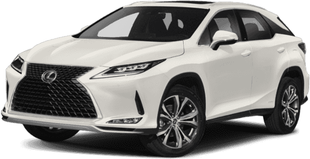 White Lexus S U V Profile View PNG Image