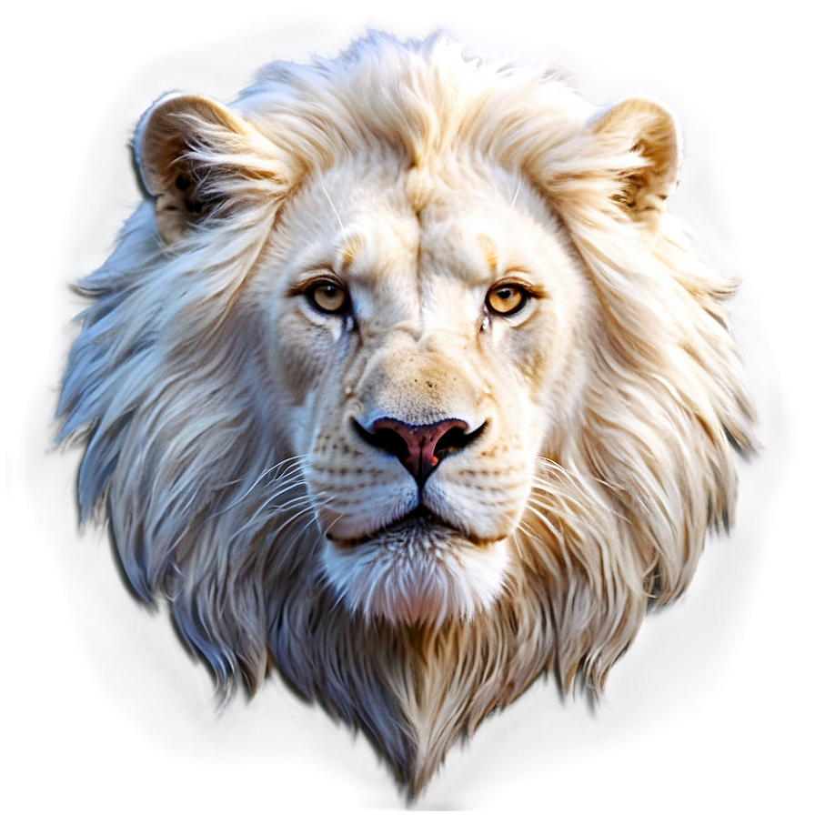 White Lion Rare Png Mxg PNG Image