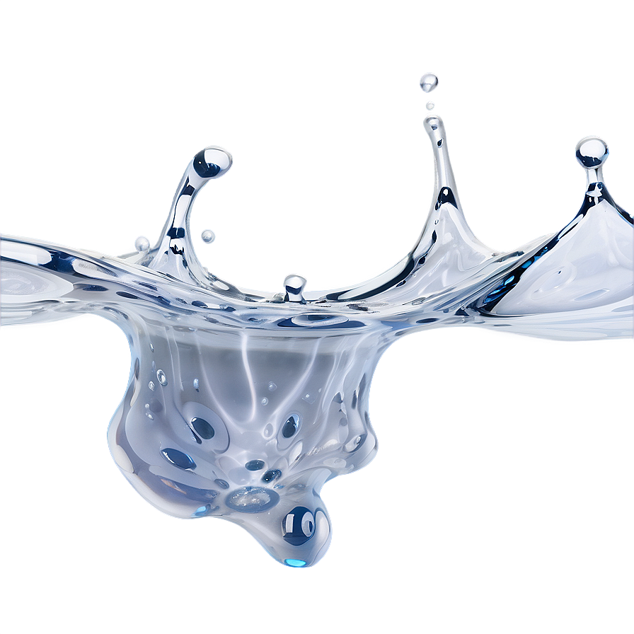 White Liquid Splash Png 06122024 PNG Image