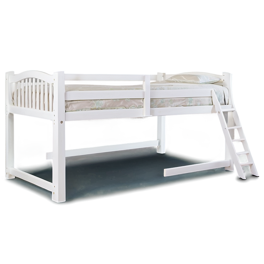 White Loft Bed Png Kxv PNG Image