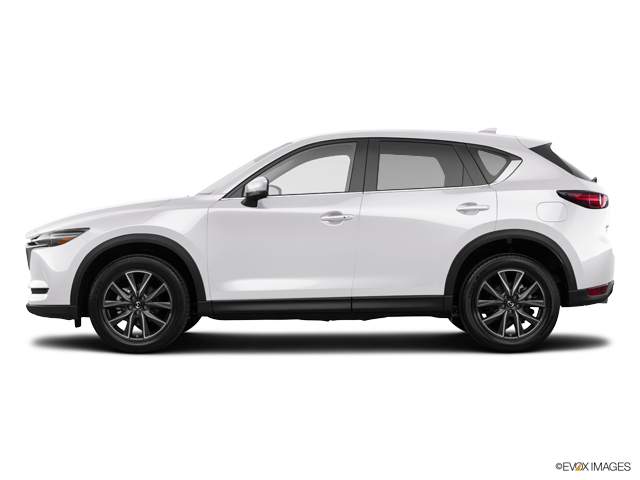 White Mazda C X5 Side View PNG Image