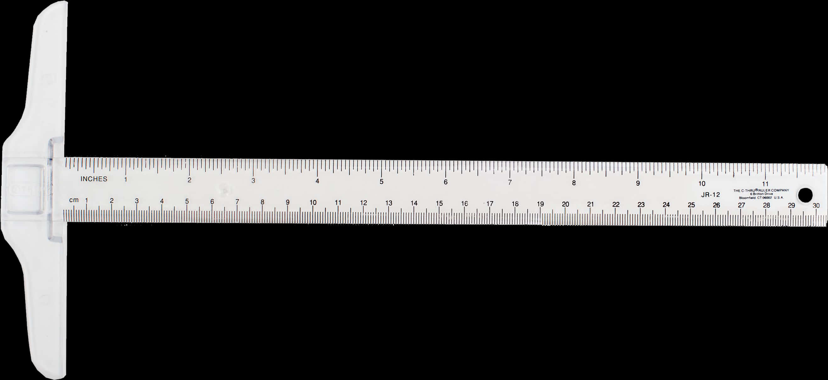 White Metal Ruler PNG Image