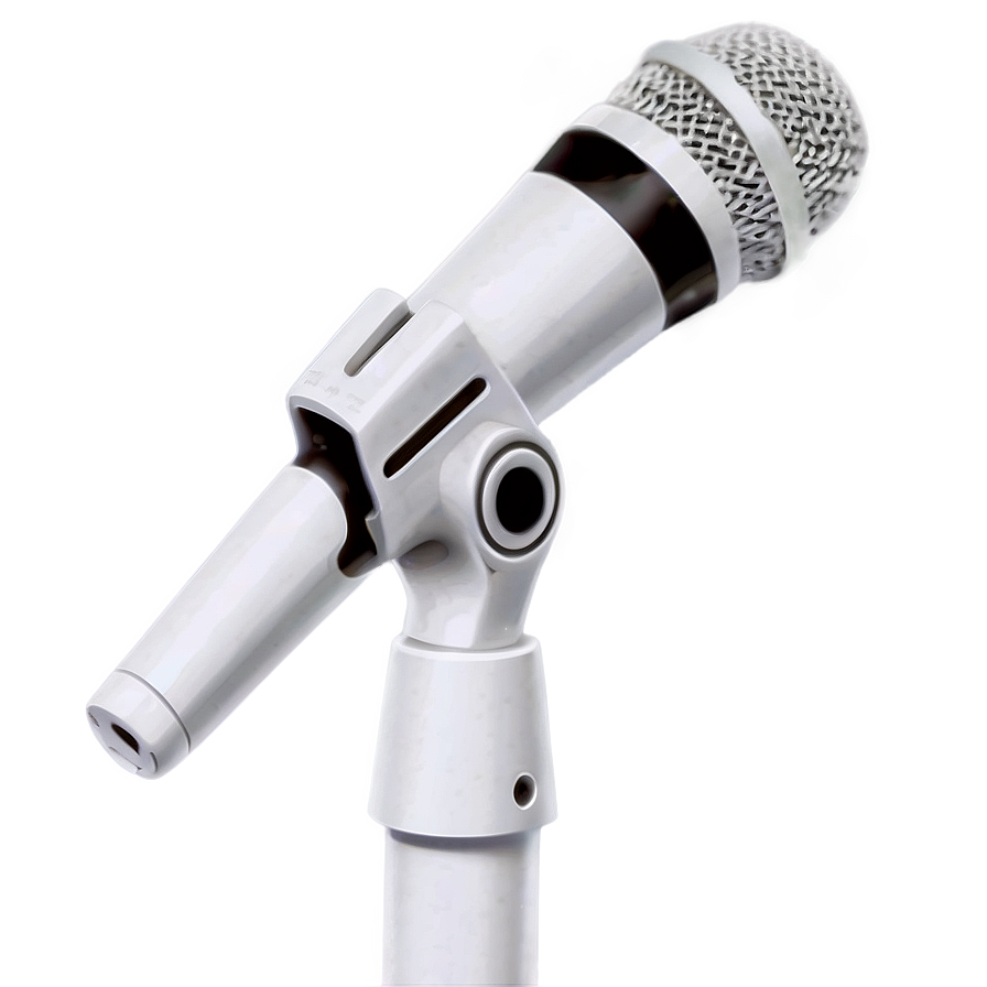 White Microphone Png 96 PNG Image