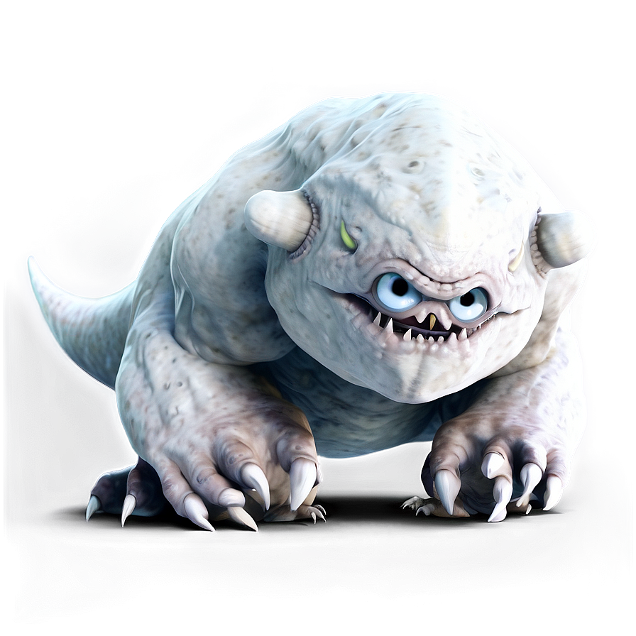 White Monster For Game Png 06212024 PNG Image