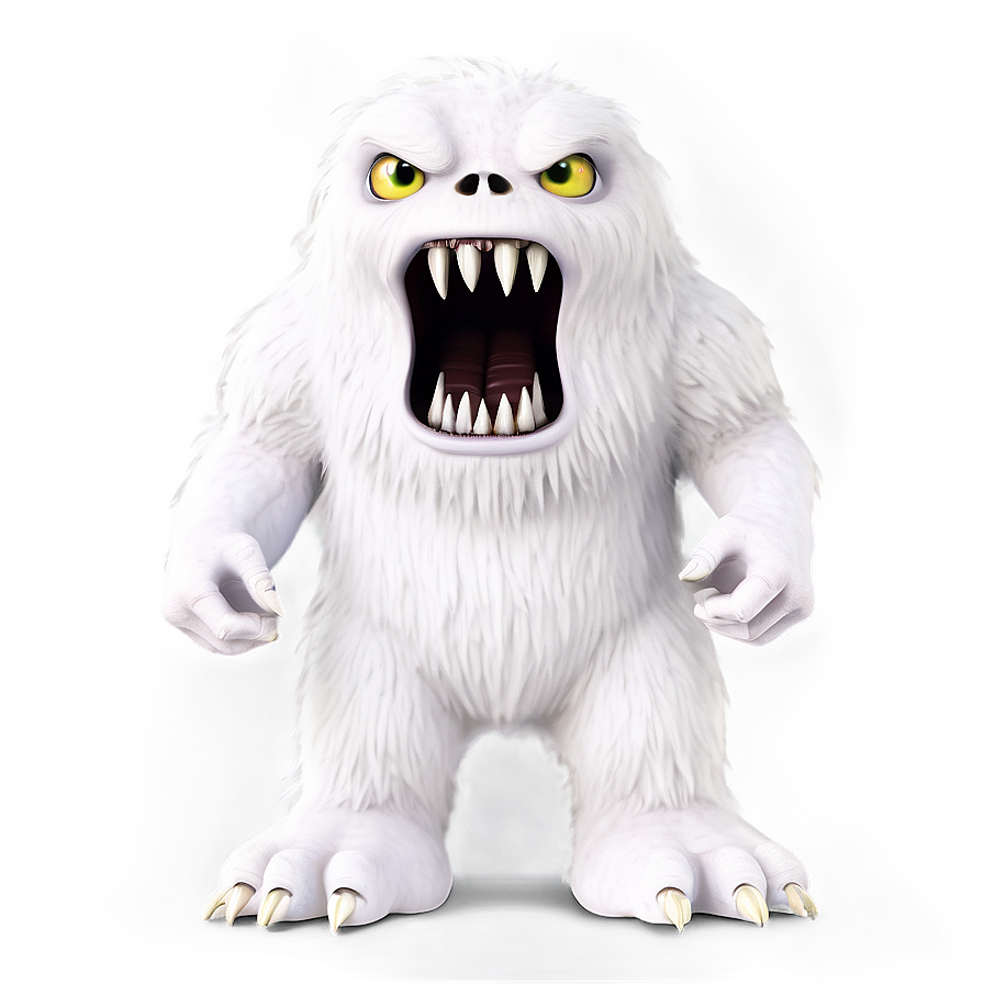 White Monster For Kids Png Wtl55 PNG Image