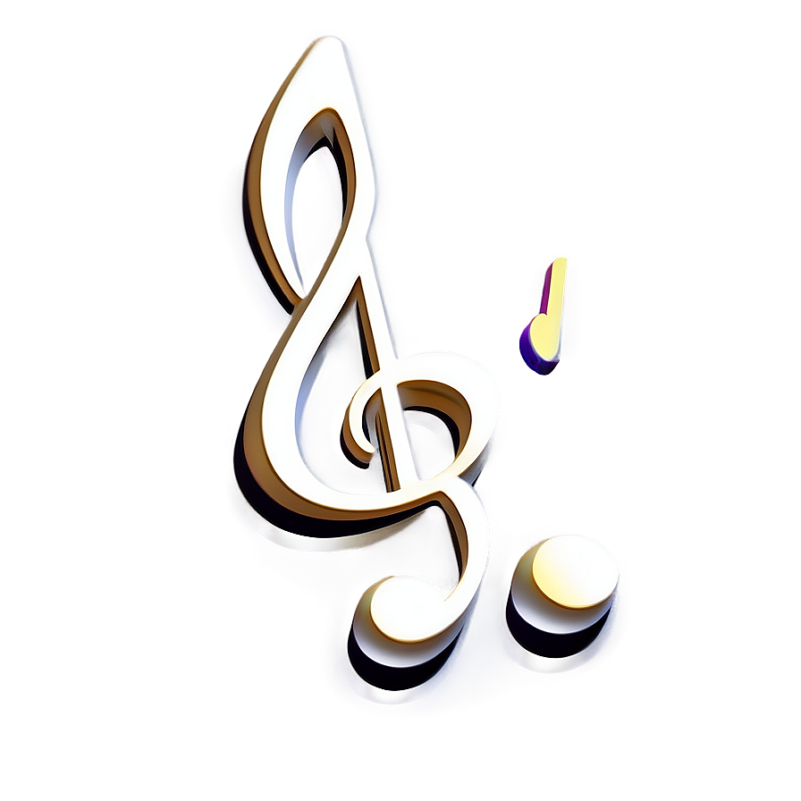 White Music Note For Creatives Png 06212024 PNG Image