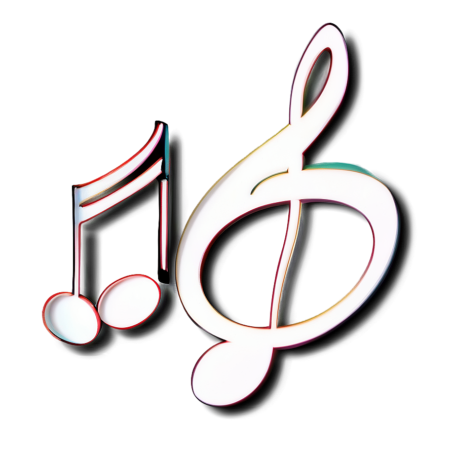 White Music Notes Clipart Png Xwy PNG Image