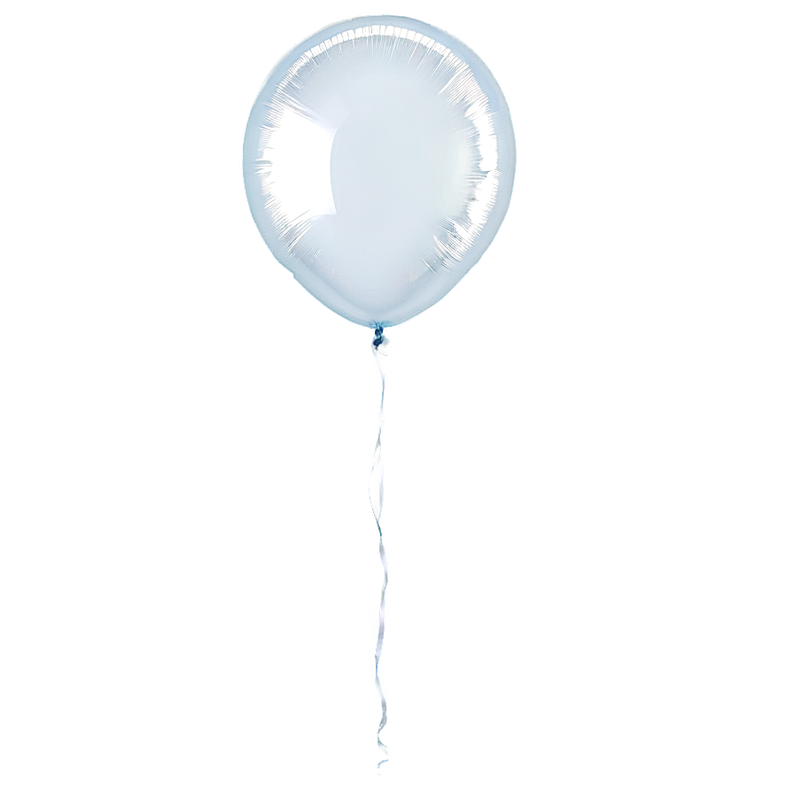 White Mylar Balloons Png Crx95 PNG Image