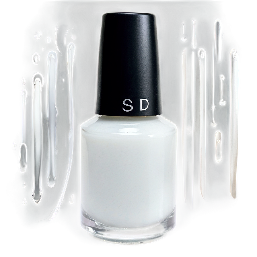 White Nail Polish Png 05252024 PNG Image