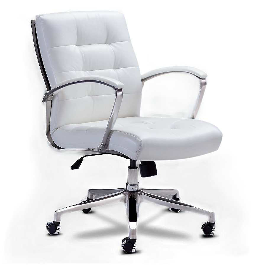 White Office Chair Png 05252024 PNG Image