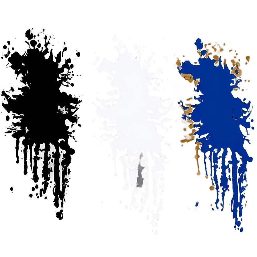 White Paint Splatter For Crafts Png Kql PNG Image