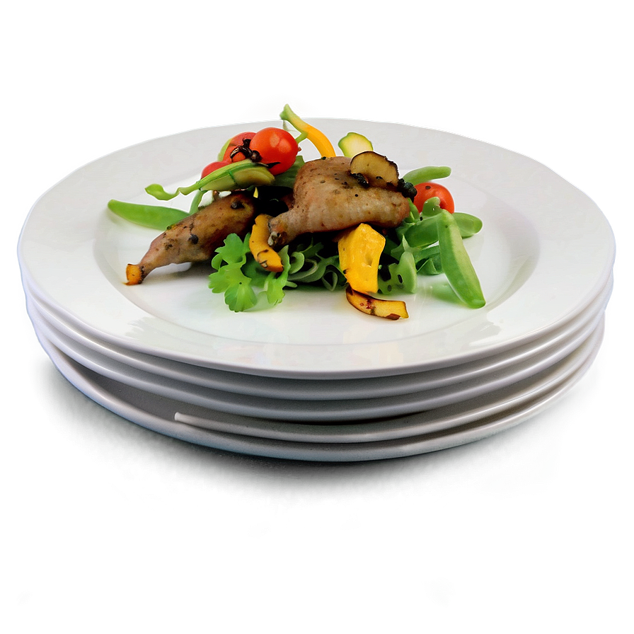 White Plate For Catering Png Mse14 PNG Image