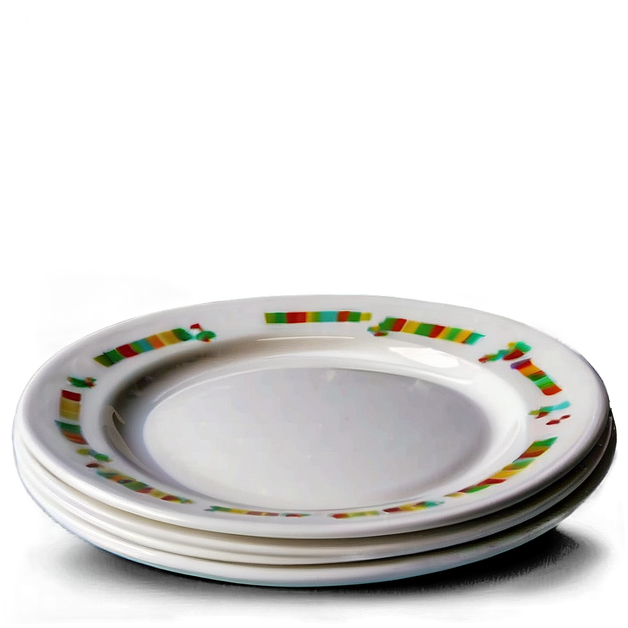 White Plate Set Png Wut52 PNG Image