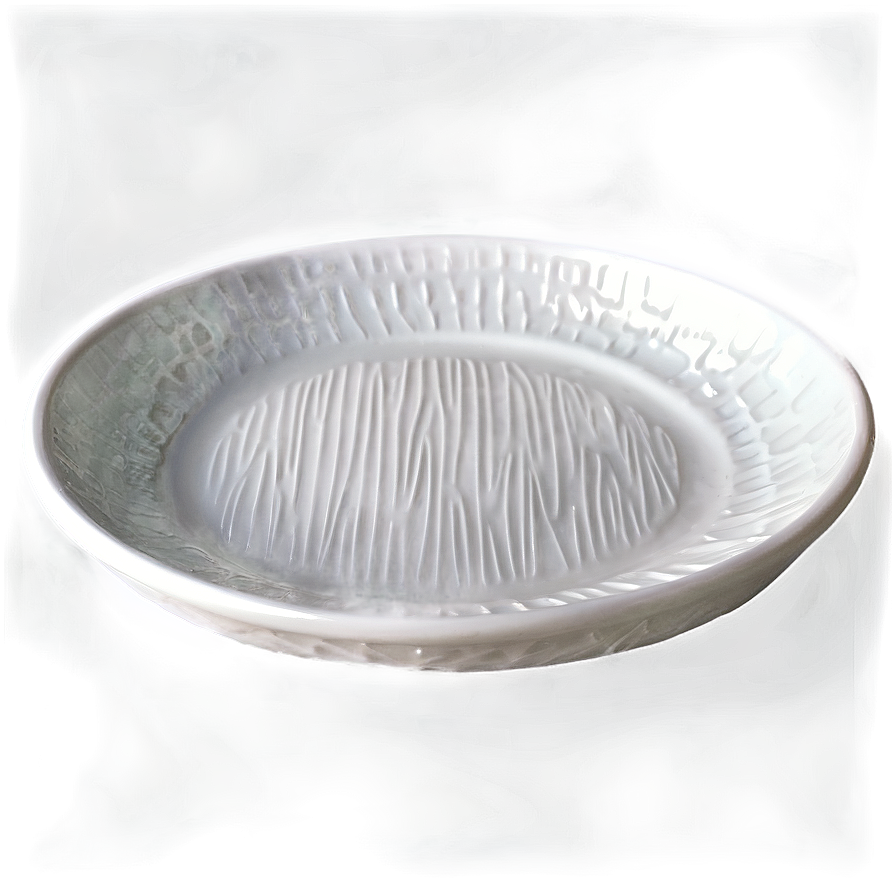 White Plate With Subtle Pattern Png 52 PNG Image